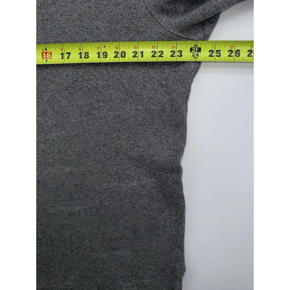 Polo Ralph Lauren Sweater Mens Large 1/4 Zip Dark Heather Gray Pullover Preppy
